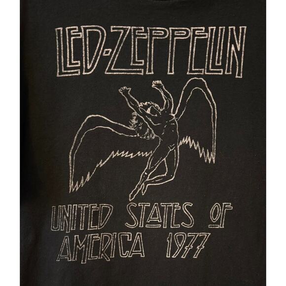 Led-Zeppelin Band T-Shirt Swan Song Icarus 2022 Graphic Unisex Music Tee XL - Picture 2 of 4
